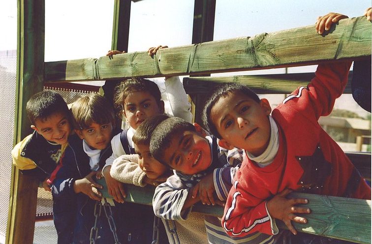 Displaced Palestinian Children