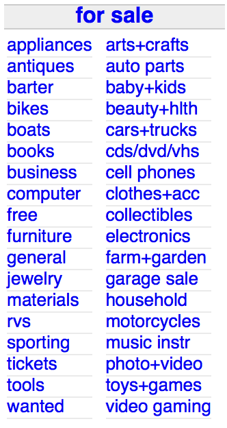 Craigslist for a cause