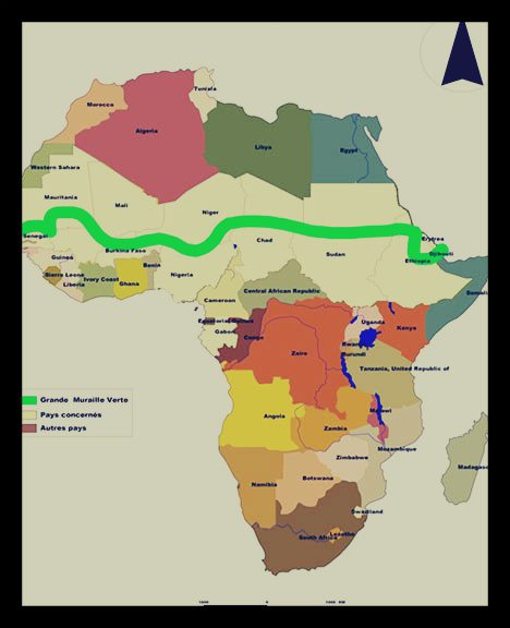 Great Green Wall in Africa